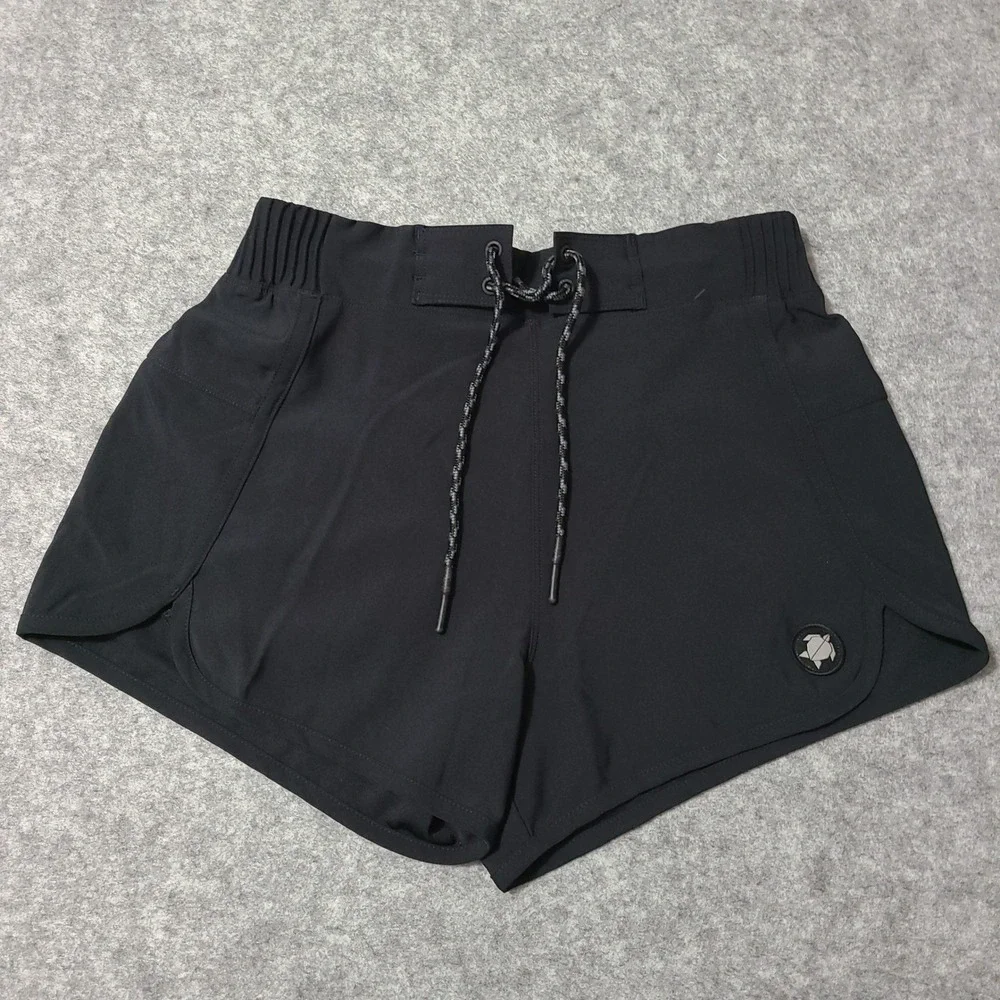 Laird Women's Pro Performance Shorts‎ Small Black Drawstring Pockets Activewear